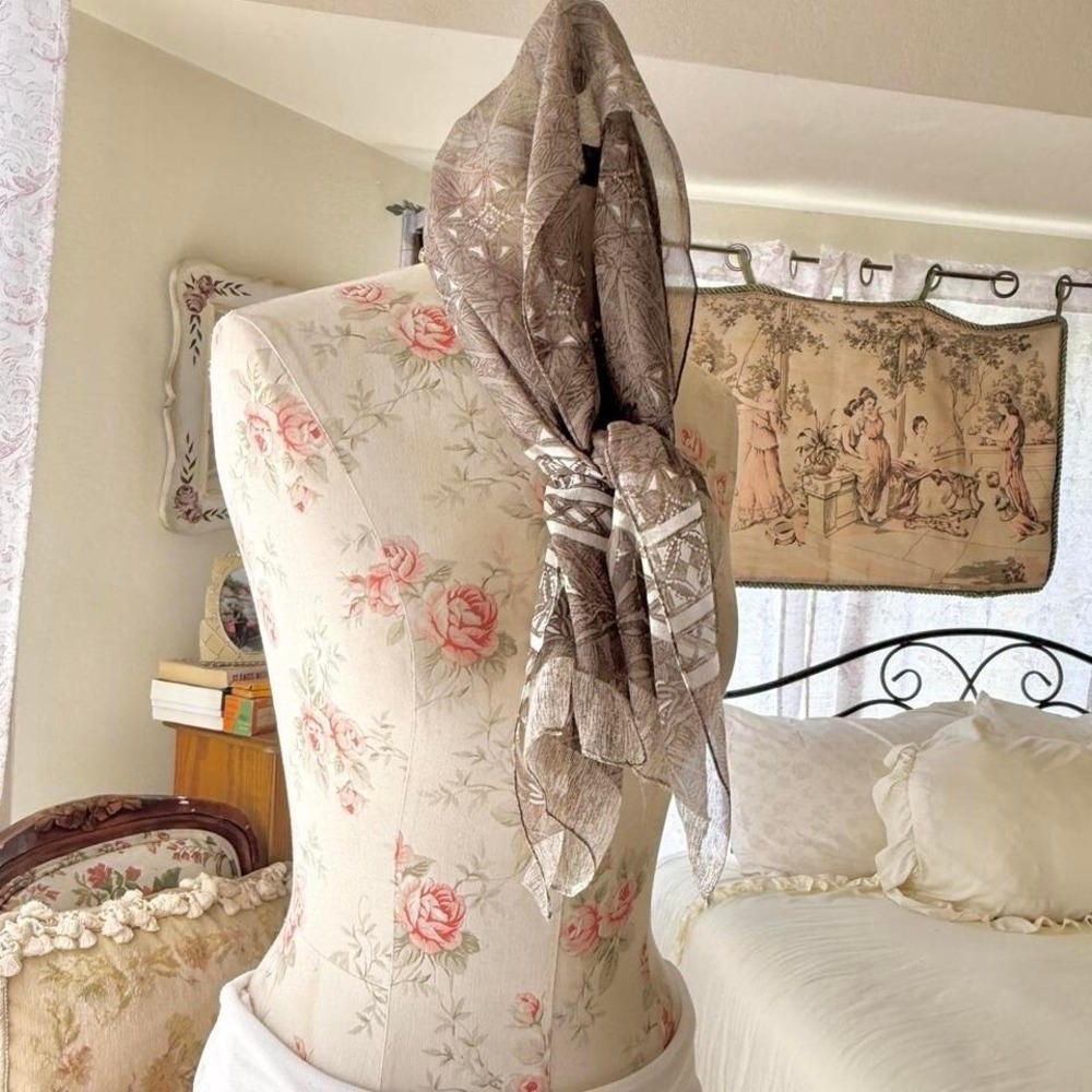 brown boho scarf‎